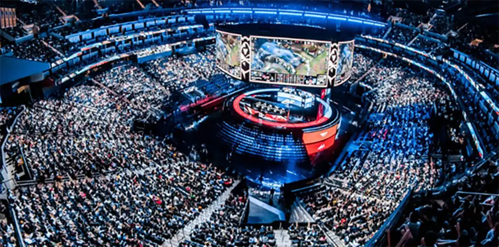 Esports tournament scene